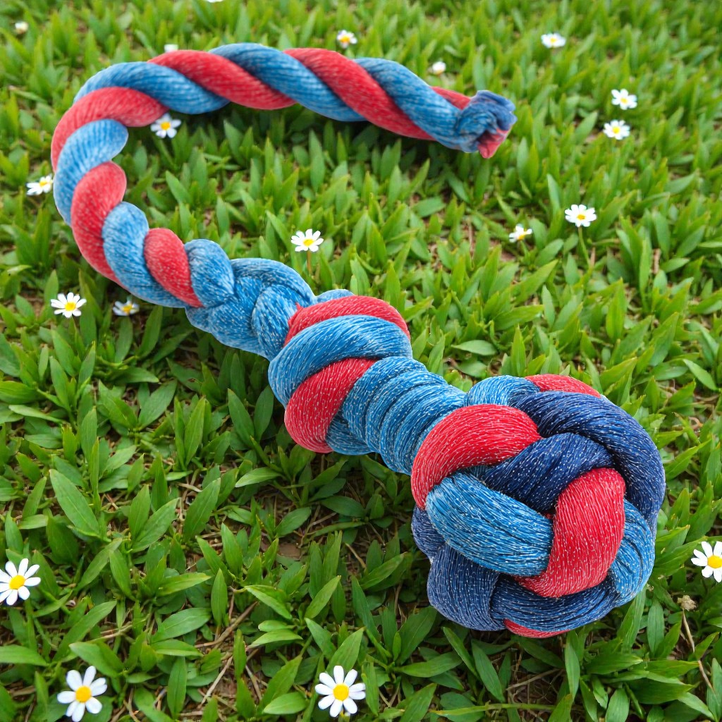 Suction Cup Dog Tug Toy - Floor Anchored Pulling Rope