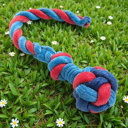 Suction Cup Dog Tug Toy - Floor Anchored Pulling Rope