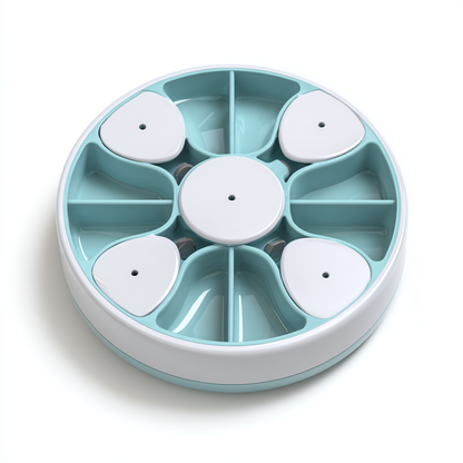 Interactive IQ Treat Puzzle Feeder for Dogs & Cats