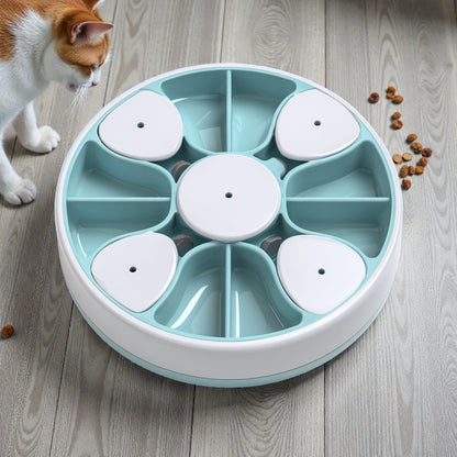 Interactive IQ Treat Puzzle Feeder for Dogs & Cats
